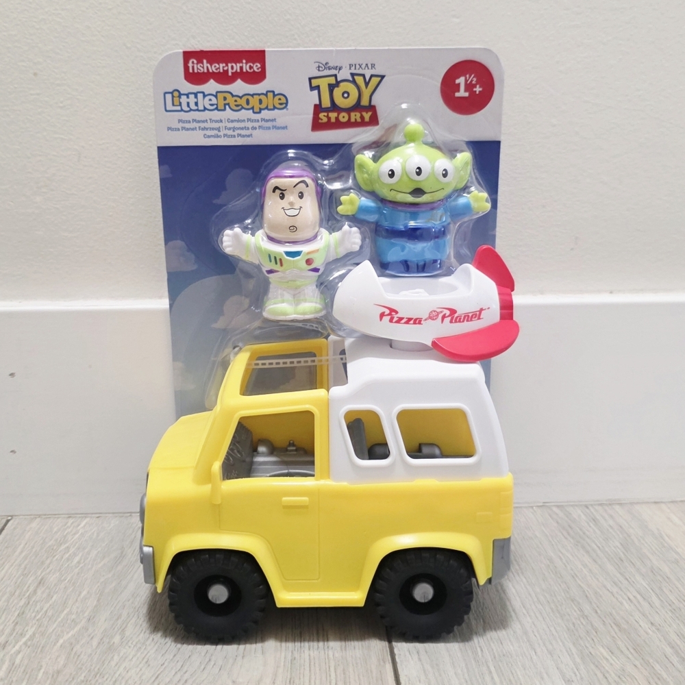 Fisher-Price Little People Toy Story Pizza Planet Truck & Buzz Lightyear